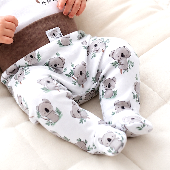 ABN-5210 Pantalones cortos para bebé Nini Sweet Koala 100% algodón orgánico