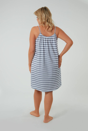 Camisón Bari, tirante estrecho Moda Italiana - estampado