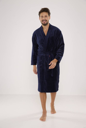 391 Albornoz de hombre Hugo De lafense - azul marino