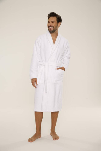 735 Bata de hombre Manuele De Lafense - blanco