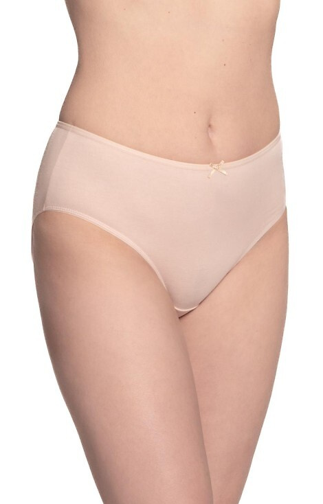 L-122BI-64 Braguitas de bikini de algodón para mujer, clásicas, paquete de 3
