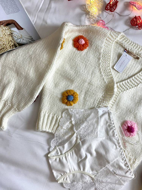 530 Iness Slip de tiro alto De lafense - blanco