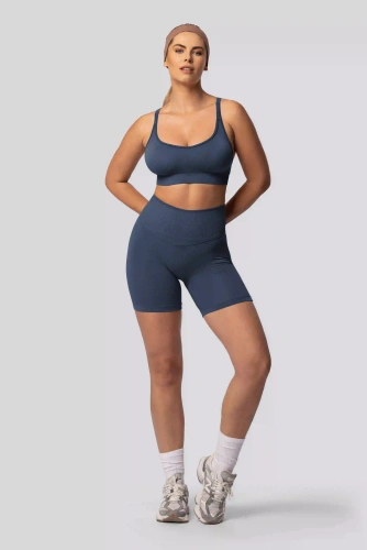 Spaio PUSH-UP PRO shorts moldeadores sin costuras tiro alto fitness navy blue