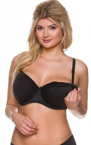 1381 Sujetador de lactancia BIG Lupoline talla grande - negro