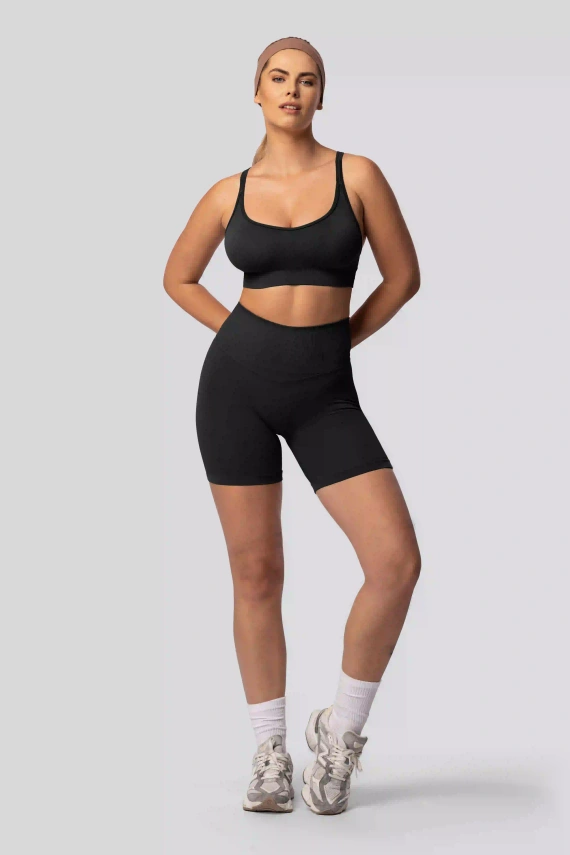 Spaio PUSH-UP PRO shorts moldeadores sin costuras tiro alto fitness black