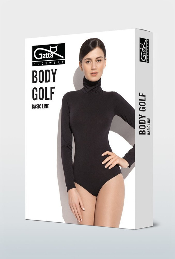 Gatta Body 5577 mujer cuello alto sin costuras manga larga microfibra
