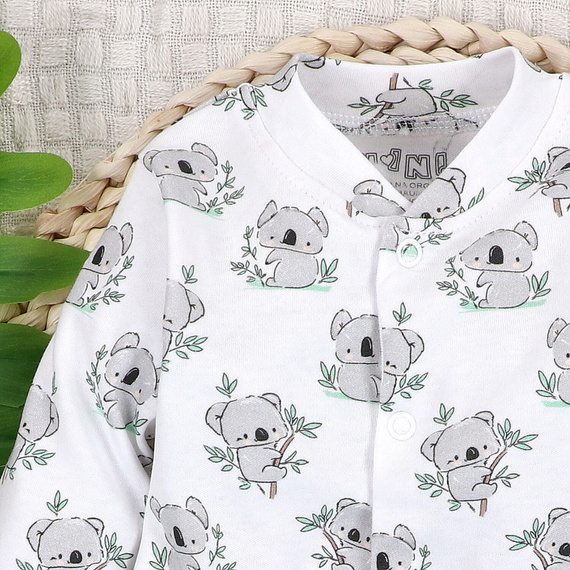 ABN-5206 Pijama enterizo para bebé Nini Sweet Koala 100% algodón orgánico