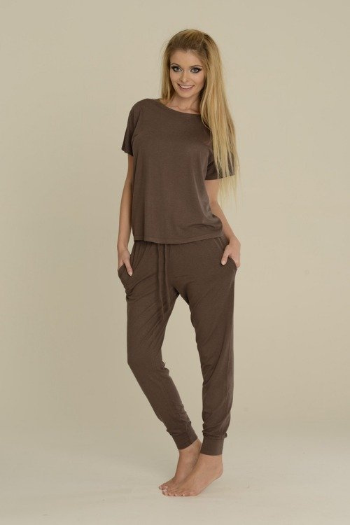 524 Paula Pijama De Mujer De Lafense - mocca