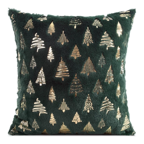 Chp 191 Eurofirany funda de almohada de Navidad con el árbol de Navidad de oro verde - elegante decoración de Navidad