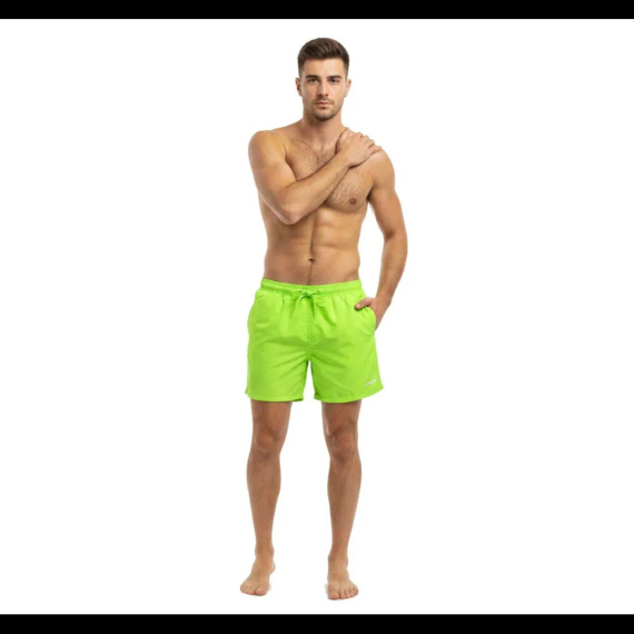 Sesto Senso bañador hombre shorts de playa secado rápido con bolsillos lime