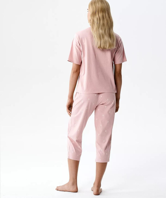 Pijama mujer Atlantic NLP-511 algodón 100% cómodo pantalón 3/4