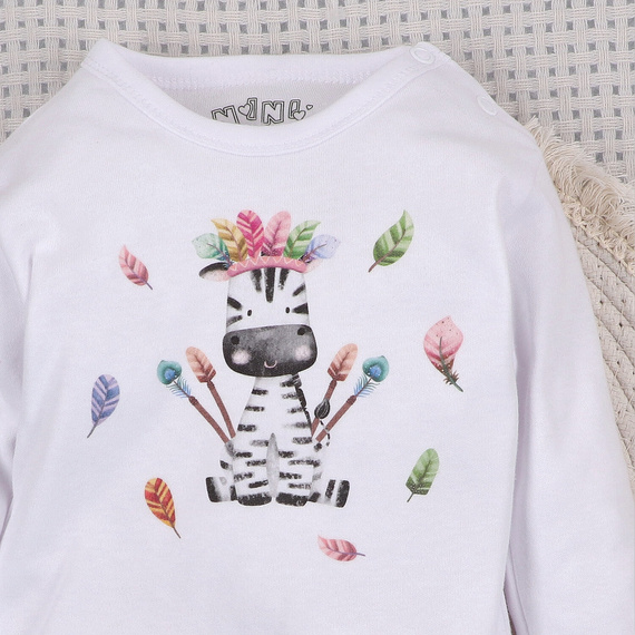 ABN-5550 Body Nini Happy Animals de algodón orgánico para bebé: comodidad, seguridad y estilo