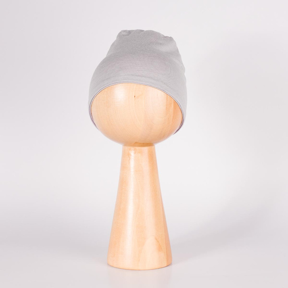 229110 Nicol Gorro Merino 100% lana infantil doble capa - gris