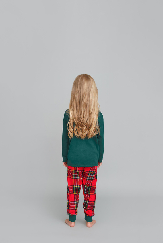 Pijama Santa Claus niña Italian Fashion- verde