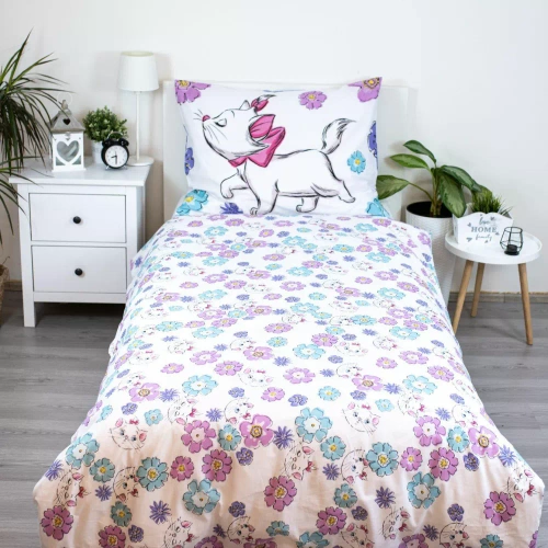 Marie Cat Disney Ropa de Cama de Algodón | Cat Ropa de Cama Infantil Jerry Telas