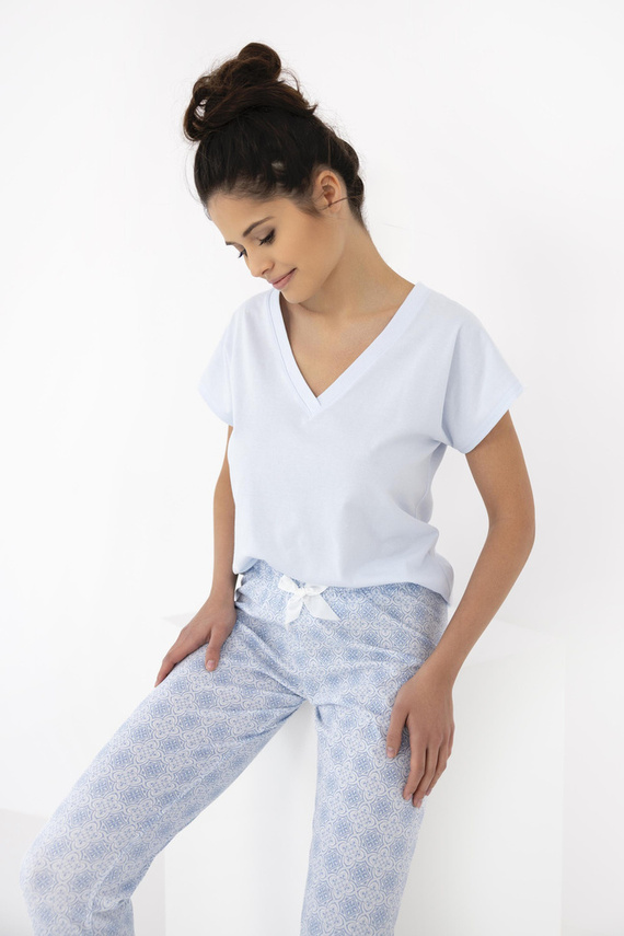 Pijama de mujer Evelina Sensis - azul