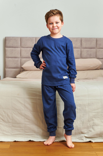 7351 Doctor Nap pijama de algodón para niños - comfort classics - azul marino