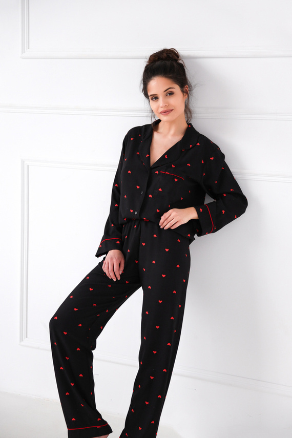 Rolling In Love Sensis pijama de mujer - negro