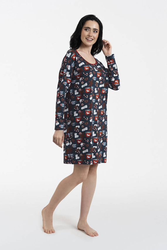 Makala camisón Moda Italiana - estampado