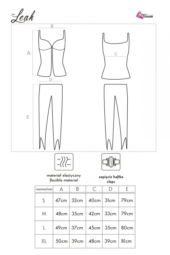 Leah LC 90052 LivCo Corsetti Moda Pijamas Mujer