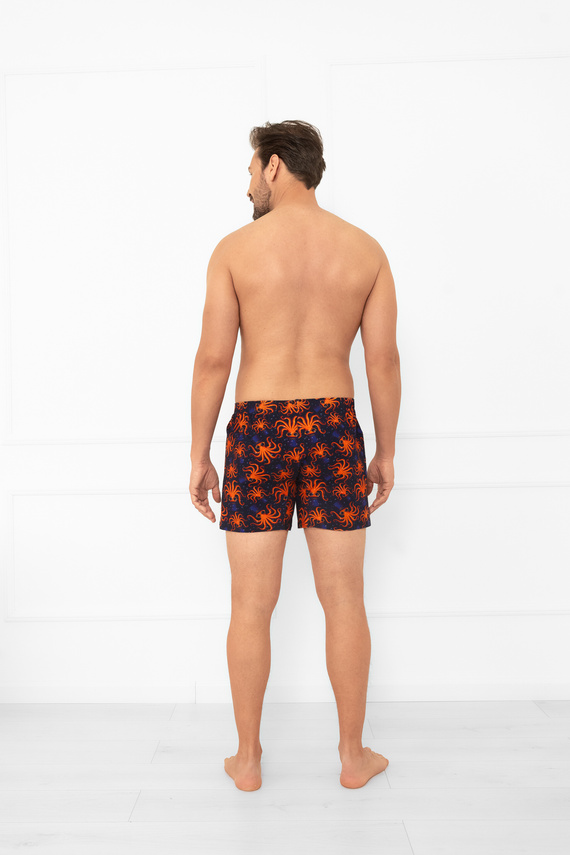 Oskar - Calzoncillos sueltos para hombre con estampado de pulpos | Moda Italiana