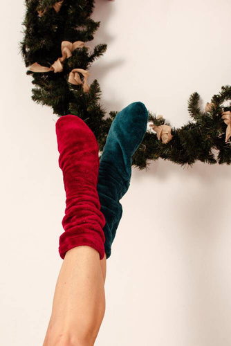 553/554 Calcetines de dormir Wellsoft Smooth De Lafense - verde