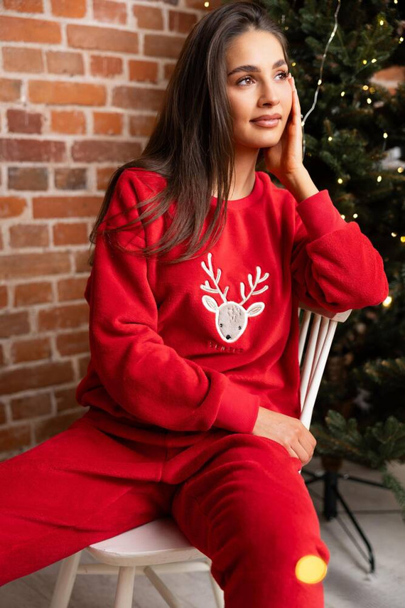 Sensis Harriet Pijama de señora - rojo