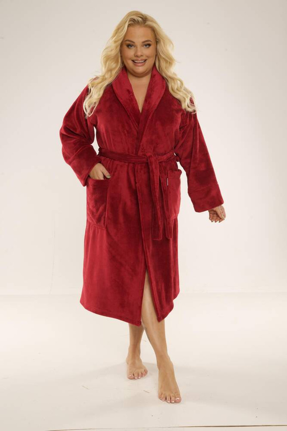 628 Albornoz largo de mujer Abigail Forex - granate