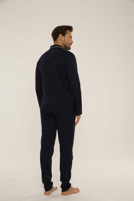 729 Norberto Pijama de hombre De Lafense - azul marino