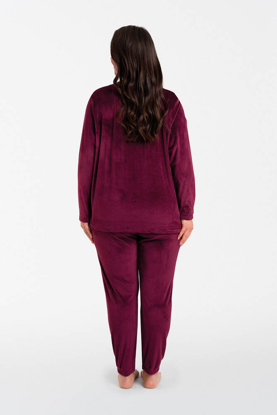 Conjunto Akara Ladies Moda Italiana - burdeos