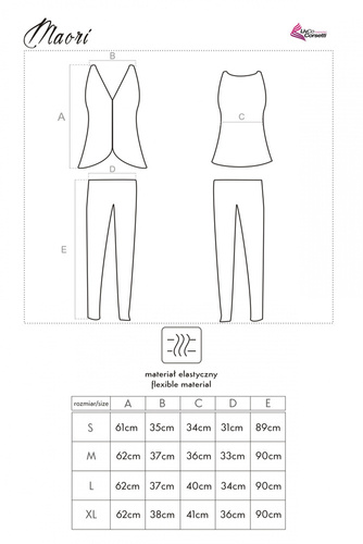 Maori LC 90099 Pijama de mujer LivCo Corsetti Moda