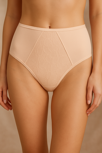 VF-435 - Braga alta de encaje para mujer Vena nude