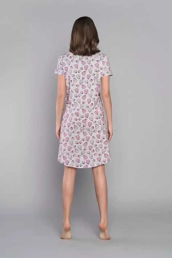 Camisa de manga corta Dolce Ladies Italian Fashion - estampado