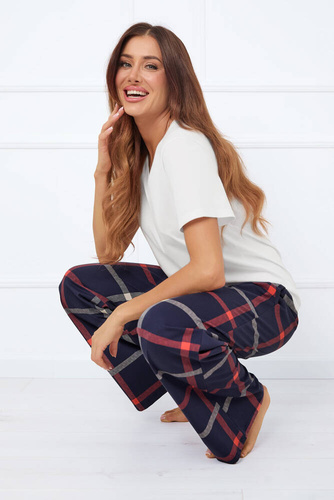 Pantalones de pijama Izera Ladies Italian Fashion - estampado