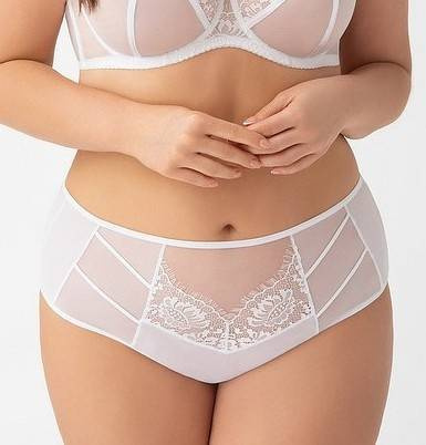 K 498/1 Paradise Braguita de bikini para mujer Gorsenia- blanca