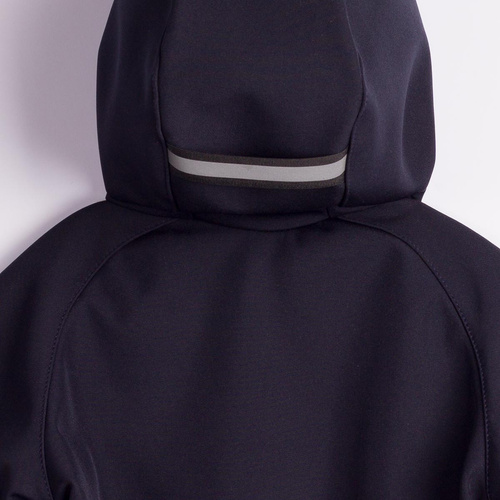229004 Nicol Chaqueta softshell para niño con forro polar, capucha y reflectante - azul marino