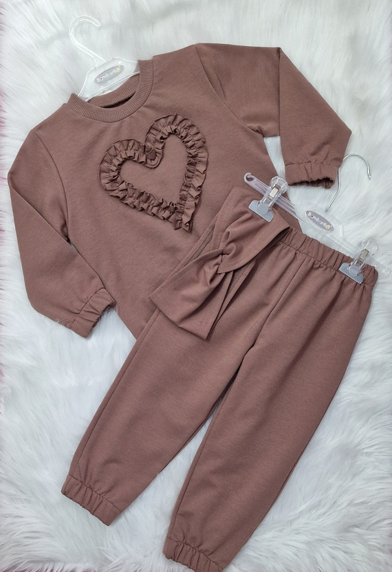 Mia Sudadera de niño Bambarillo marrón-algodón y elastano, suave punto de sudadera | Comodidad y estilo