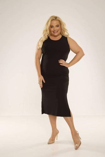 707 Vestido Freya Mujer de De Lafense - negro