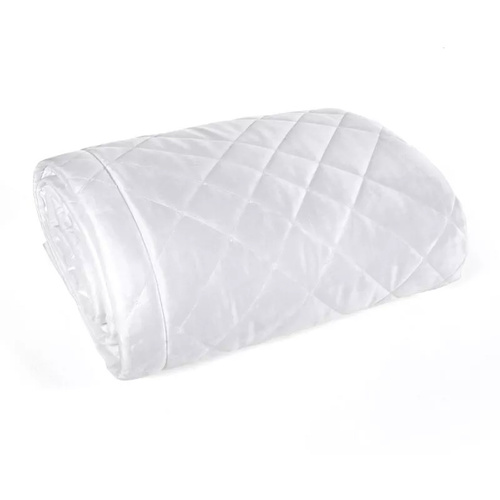 Ria 6 Colcha decorativa de terciopelo Eurofirany blanco