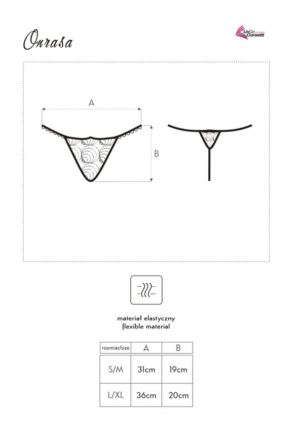 Onrasa LC 90517 Mujer tanga LivCo Corsetti Moda