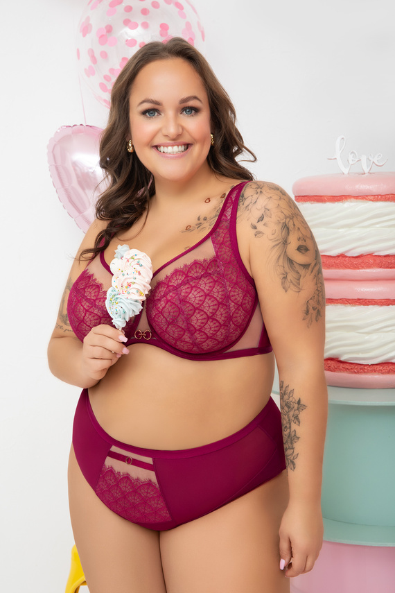 Sujetador soft G006 Dayana Gorsenia rosa para pecho grande