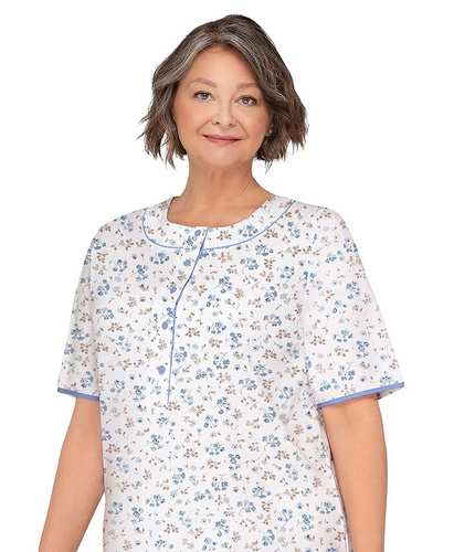Camisón Martel Basia I 263 algodón suave cómodo con botones