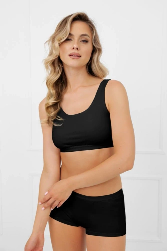 Calzoncillos bóxer Lotte mujer Italian Fashion negro - algodón, cómodo y elástico