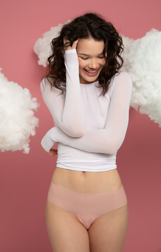 Mousse Classic Julimex- melocotón - braguitas sin costuras para mujer, ultraligeras, invisibles bajo la ropa