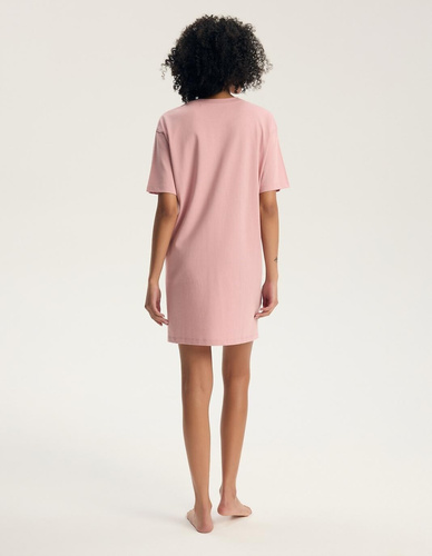 Camisón Henderson Ginger 45412 Rosa 100% Algodón Manga Corta