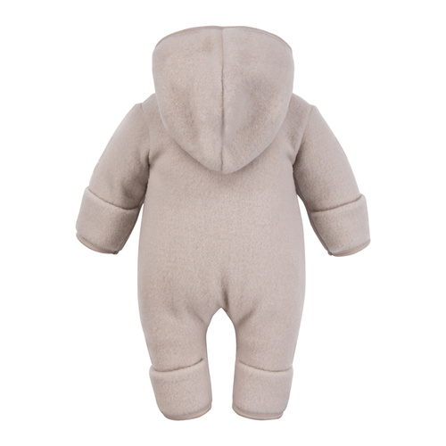 Mono para bebé de lana merina Eevi - beige, suave y transpirable