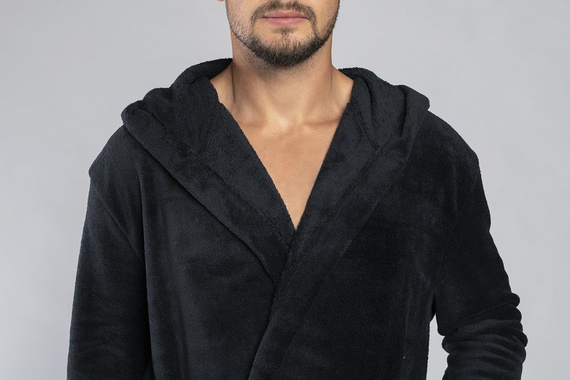 Mimas Albornoz con capucha para hombre Italian Fashion- camel