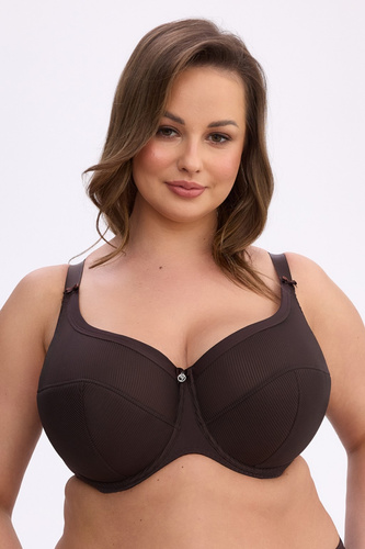 Sujetador semi soft Gaia BS1058 Sonia marrón – sujeción estable
