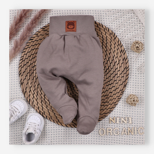 ABN-5542 Semi-cama para bebé de algodón orgánico Nini Happy Animals - comodidad, seguridad, respetuosa con el medio ambiente