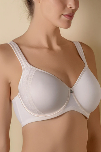 Sujetador Spacer Mia Selene con aros y encaje, push-up, rosa rose